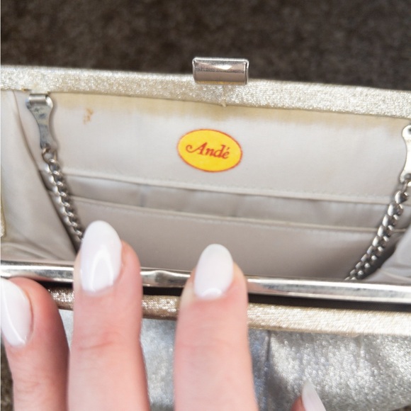 Vintage Andé Shimmer Party Clutch - Picture 4 of 5